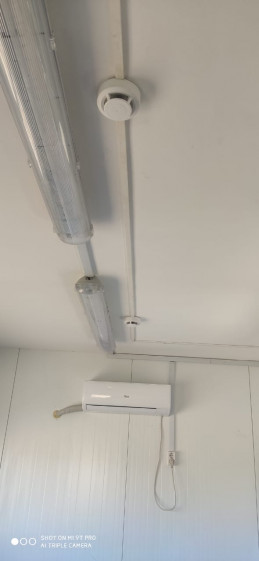 Монтаж АПС в здании спортивно-развлекательного центра на золотоизвлекающей фабрике месторождения "Аксу"