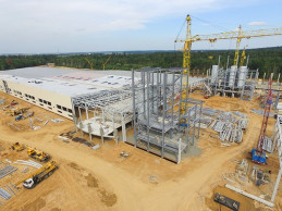 Строительство завода по производству строительных материалов на основе гипса, подъездных железнодорожных путей к нему в пос. Гатово Минского района (1-й пусковой комплекс)