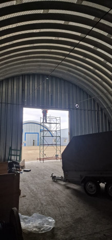 МОНТАЖ ПОЖАРНОЙ СИГНАЛИЗАЦИИ НА СКЛАДЕ ТМЦ. ЗИФ "АКСУ"